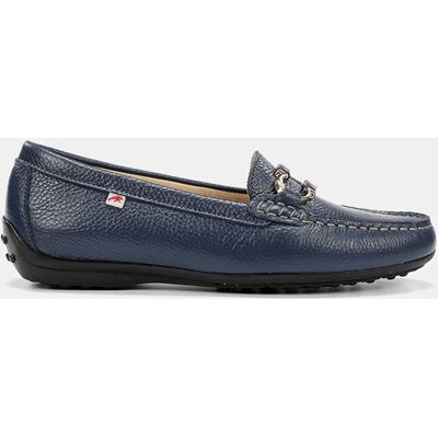 Fluchos Mocasín de mujer en piel con adorno. (35) Azul marino mujer Fluchos Mocasín de mujer en piel con adorno. (35) Azul marino mujer