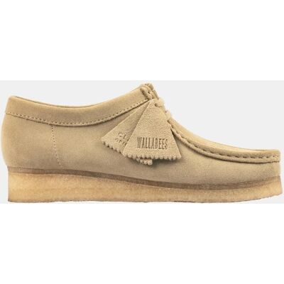 Clarks Zapato Wallabee en ante con suela crepe. (38) Marrón mujer Clarks Zapato Wallabee en ante con suela crepe. (38) Marrón mujer