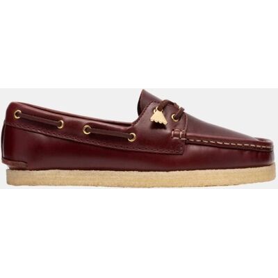 Clarks Zapato Godney Boat British Tan en Cuero con suela de crepe. (36,5) Marrón mujer Clarks Zapato Godney Boat British Tan en Cuero con suela de crepe. (36,5) Marrón mujer