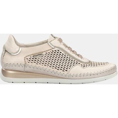 Fluchos Zapato de mujer en piel con picados. (35) Natural mujer Fluchos Zapato de mujer en piel con picados. (35) Natural mujer