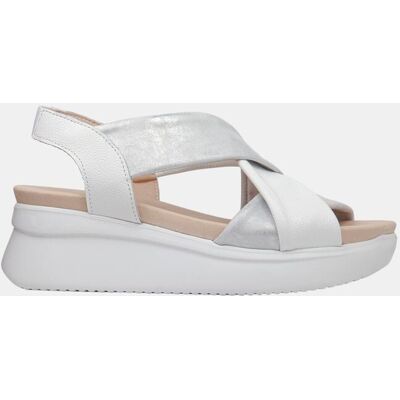 Callaghan Sandalia con cuña. (36) Blanco mujer Callaghan Sandalia con cuña. (36) Blanco mujer