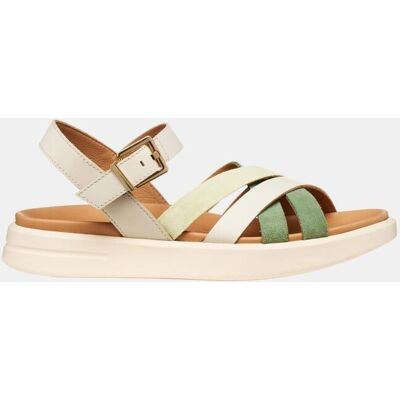 Geox Sandalia de mujer de estilo urbano. (39) Verde Oliva mujer Geox Sandalia de mujer de estilo urbano. (39) Verde Oliva mujer