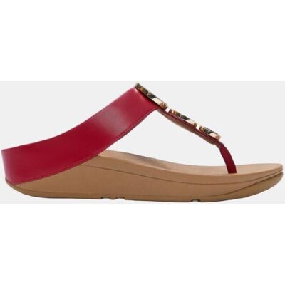 FitFlop Sandalia de mujer con tira entrededos. (TALLA 37) Rojo Granate mujer FitFlop Sandalia de mujer con tira entrededos. (TALLA 37) Rojo Granate mujer