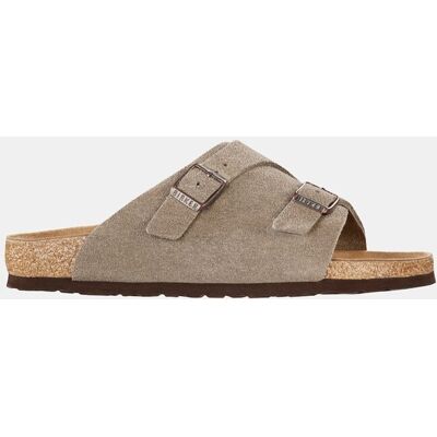 Birkenstock Sandalias planas Zürich de mujer en ante. (37) Gris mujer Birkenstock Sandalias planas Zürich de mujer en ante. (37) Gris mujer