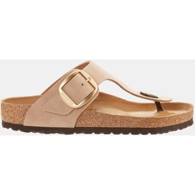 Birkenstock Sandalias mujer Gizeh con hebilla grande en piel de nobuck. (41) Marrón Suave mujer Birkenstock Sandalias mujer Gizeh con hebilla grande en piel de nobuck. (41) Marrón Suave mujer