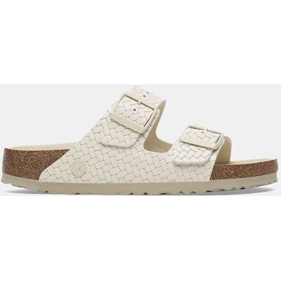 Birkenstock Sandalias de mujer Arizona trenzada en cuero natural. (37) Blanco mujer Birkenstock Sandalias de mujer Arizona trenzada en cuero natural. (37) Blanco mujer