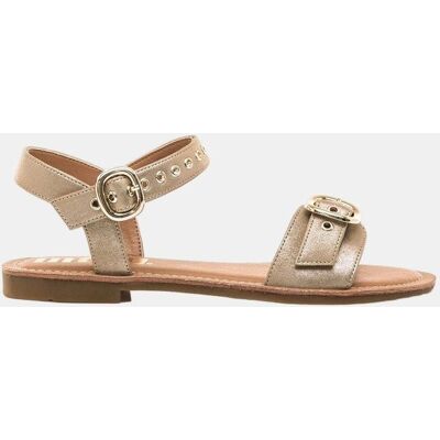 mustang Sandalias planas de mujer con hebilla ajustable. (36) Oro mujer mustang Sandalias planas de mujer con hebilla ajustable. (36) Oro mujer