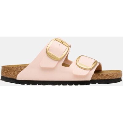 Birkenstock Sandalia hebilla grande en piel sintética satinada. (39) Rosa palo mujer Birkenstock Sandalia hebilla grande en piel sintética satinada. (39) Rosa palo mujer