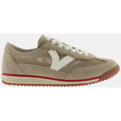 Victoria Zapatillas de rejilla mujer Saturno con piezas de serraje al tono. (37) Beige mujer Victoria Zapatillas de rejilla mujer Saturno con piezas de serraje al tono. (37) Beige mujer