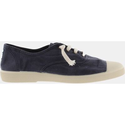 Victoria Zapatillas básicas unisex de lona envejecida DREC con doble cordón y refuerzo en la puntera. (36) Azul marino mujer Victoria Zapatillas básicas unisex de lona envejecida DREC con doble cordón y refuerzo en la puntera. (36) Azul marino mujer