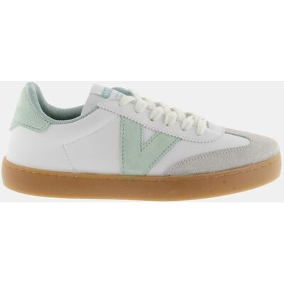 Victoria Zapatillas deportivas de mujer con piezas de serraje e interior en contraste. (38) mujer Victoria Zapatillas deportivas de mujer con piezas de serraje e interior en contraste. (38) mujer