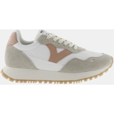 Victoria Zapatillas deportivas de mujer de nylon con piezas de color y serraje y suela dentada. (36) mujer Victoria Zapatillas deportivas de mujer de nylon con piezas de color y serraje y suela dentada. (36) mujer