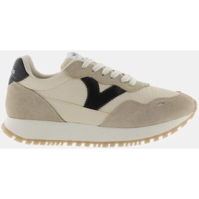 Victoria Zapatillas deportivas de mujer de nylon con piezas de color y serraje y suela dentada. (36) mujer Victoria Zapatillas deportivas de mujer de nylon con piezas de color y serraje y suela dentada. (36) mujer
