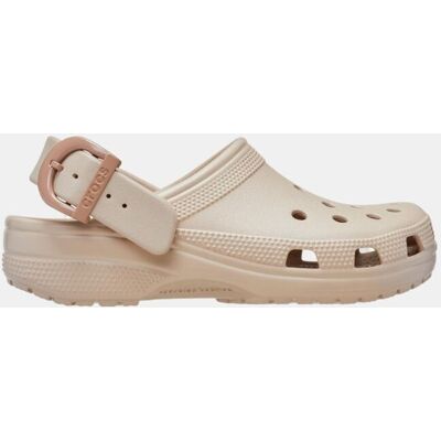 Crocs Zuecos de mujer Classic Buckle Clog. (38) Natural mujer Crocs Zuecos de mujer Classic Buckle Clog. (38) Natural mujer