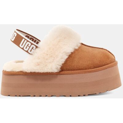 Ugg Zapatillas de casa Funkette de mujer con forro interior de pelo y plataforma. (36) Camel mujer Ugg Zapatillas de casa Funkette de mujer con forro interior de pelo y plataforma. (36) Camel mujer