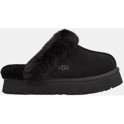 Ugg Zueco DISQUETTE de mujer en piel y pelo exterior. (40) Negro mujer Ugg Zueco DISQUETTE de mujer en piel y pelo exterior. (40) Negro mujer