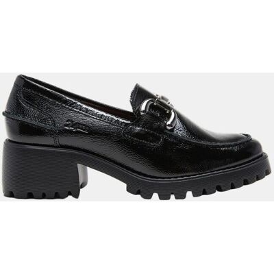 24HRS Mocasín tacón en charol negro. (41) Negro mujer 24HRS Mocasín tacón en charol negro. (41) Negro mujer