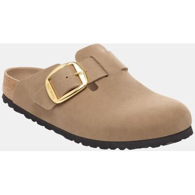 Birkenstock Zueco de mujer con hebilla grande en piel. (37) Marrón caramelo mujer Birkenstock Zueco de mujer con hebilla grande en piel. (37) Marrón caramelo mujer