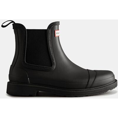 Hunter Botines de agua de mujer commando chelsea con elásticos en los laterales. (38) Negro mujer Hunter Botines de agua de mujer commando chelsea con elásticos en los laterales. (38) Negro mujer