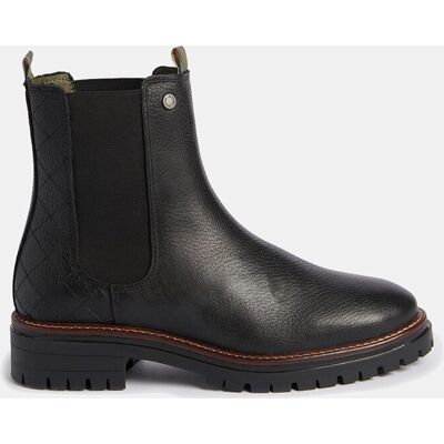 Barbour Botin plano piel chelsea. (41) Negro mujer Barbour Botin plano piel chelsea. (41) Negro mujer
