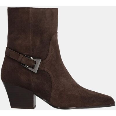 Alpe Botin mujer de piel baby silk con suela de goma TPR y cierre de cremallera. (39) Marrón mujer Alpe Botin mujer de piel baby silk con suela de goma TPR y cierre de cremallera. (39) Marrón mujer