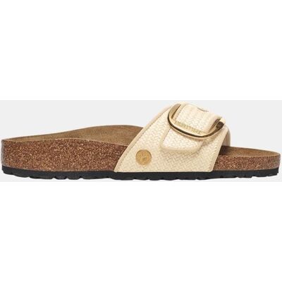 Birkenstock Sandalias mujer Madrid en rafia. (37) Beige mujer Birkenstock Sandalias mujer Madrid en rafia. (37) Beige mujer