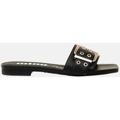 mustang Sandalias planas de mujer. (37) Negro mujer mustang Sandalias planas de mujer. (37) Negro mujer