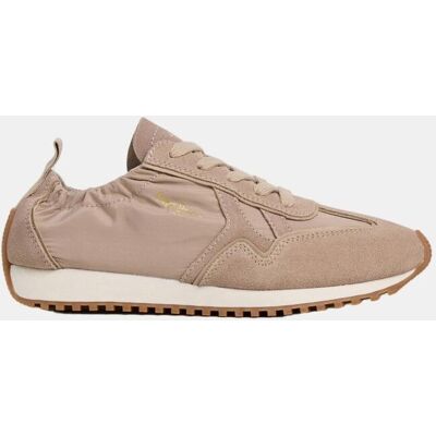 Pepe Jeans Zapatilla estilo retro con el tobillo elástico.. (37) Marrón claro mujer Pepe Jeans Zapatilla estilo retro con el tobillo elástico.. (37) Marrón claro mujer