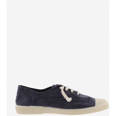 Victoria Zapatillas básicas unisex de lona envejecida DREC con doble cordón y refuerzo en la puntera. (41) Marino mujer Victoria Zapatillas básicas unisex de lona envejecida DREC con doble cordón y refuerzo en la puntera. (41) Marino mujer