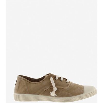 Victoria Zapatillas básicas unisex de lona envejecida DREC con doble cordón y refuerzo en la puntera. (45) Arena mujer Victoria Zapatillas básicas unisex de lona envejecida DREC con doble cordón y refuerzo en la puntera. (45) Arena mujer