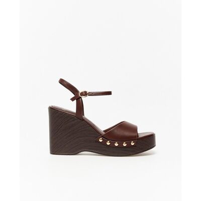 Sfera Cuña pala madera. (39) Chocolate mujer Sfera Cuña pala madera. (39) Chocolate mujer