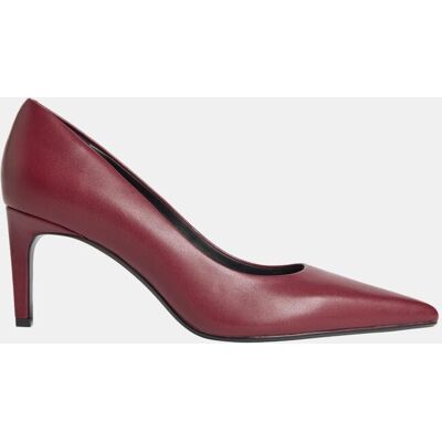 Calvin Tacón stiletto de piel 70mm. (37 - 37) Rojo Granate mujer Calvin Tacón stiletto de piel 70mm. (37 - 37) Rojo Granate mujer