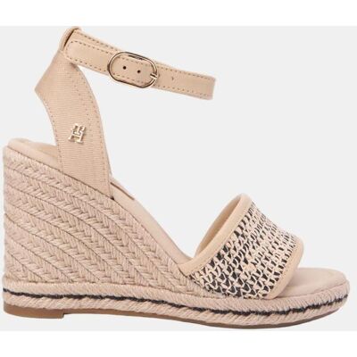 Tommy Hilfiger Cuña alta de mujer de rafia en color beige de . (39) Beige mujer Tommy Hilfiger Cuña alta de mujer de rafia en color beige de . (39) Beige mujer