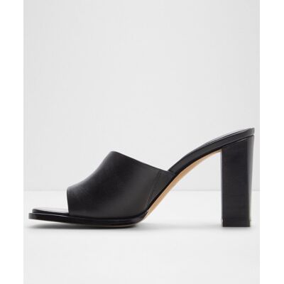 ALDO Mules de tacón de mujer con punta cuadrada. (37) Negro mujer ALDO Mules de tacón de mujer con punta cuadrada. (37) Negro mujer
