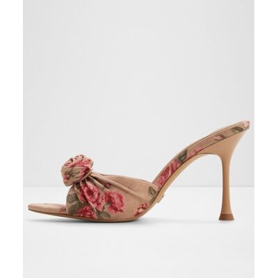 ALDO Mules de tacón de mujer con punta de punta. (37,5) Beige/Rosa mujer ALDO Mules de tacón de mujer con punta de punta. (37,5) Beige/Rosa mujer