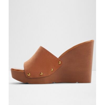 ALDO Mules de tacón de mujer con punta cuadrada. (37,5) Camel mujer ALDO Mules de tacón de mujer con punta cuadrada. (37,5) Camel mujer