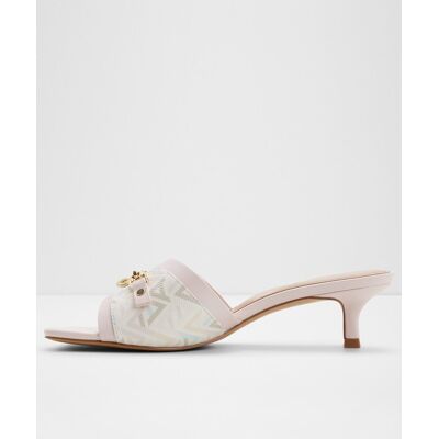 ALDO Mules de tacón de mujer con punta cuadrada. (37,5) Blanco mujer ALDO Mules de tacón de mujer con punta cuadrada. (37,5) Blanco mujer