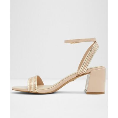 ALDO Sandalias de tacón de mujer con punta redonda. (42.5) Beige mujer ALDO Sandalias de tacón de mujer con punta redonda. (42.5) Beige mujer