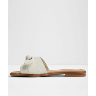 ALDO Sandalias planas de mujer con punta cuadrada. (42.5) Blanco mujer ALDO Sandalias planas de mujer con punta cuadrada. (42.5) Blanco mujer