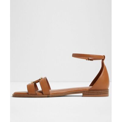 ALDO Sandalias planas de mujer con punta cuadrada. (42.5) Camel mujer ALDO Sandalias planas de mujer con punta cuadrada. (42.5) Camel mujer