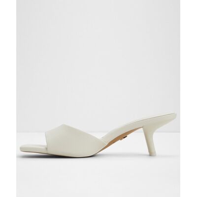 ALDO Mules de tacón de mujer con punta cuadrada. (37,5) Blanco mujer ALDO Mules de tacón de mujer con punta cuadrada. (37,5) Blanco mujer