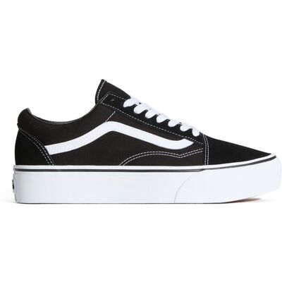 Vans Zapatillas casual unisex Old Skool Platform . (40) Negro / Blanco mujer Vans Zapatillas casual unisex Old Skool Platform . (40) Negro / Blanco mujer