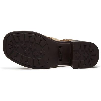Timberland Sandalias de tiras de mujer con tacón ancho de piel y hebilla ajustable. (36) Beige mujer Timberland Sandalias de tiras de mujer con tacón ancho de piel y hebilla ajustable. (36) Beige mujer