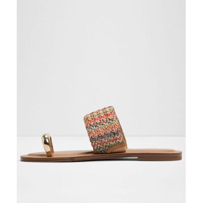 ALDO Sandalias planas de mujer con punta redonda. (42.5) Multicolor mujer ALDO Sandalias planas de mujer con punta redonda. (42.5) Multicolor mujer