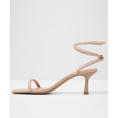 ALDO Sandalias de tacón de mujer con punta cuadrada. (38,5) Beige mujer ALDO Sandalias de tacón de mujer con punta cuadrada. (38,5) Beige mujer
