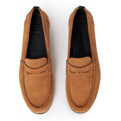 The Kooples Mocasín de piel de ante de mujer. (37) Marrón claro mujer The Kooples Mocasín de piel de ante de mujer. (37) Marrón claro mujer