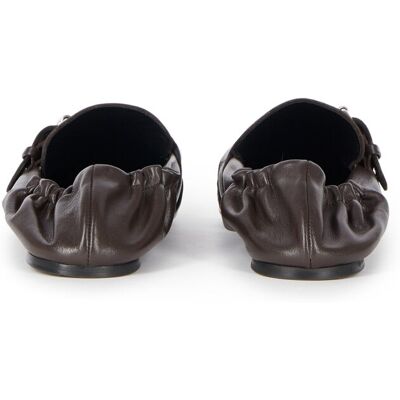 The Kooples Mocasín de piel de mujer. (37) Marrón mujer The Kooples Mocasín de piel de mujer. (37) Marrón mujer