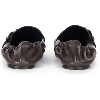 The Kooples Mocasín de piel de mujer. (38) Marrón mujer The Kooples Mocasín de piel de mujer. (38) Marrón mujer
