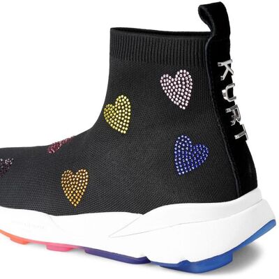 Kurt Geiger Zapatillas altas de mujer tipo calcetín elásticas. (39) Negro mujer Kurt Geiger Zapatillas altas de mujer tipo calcetín elásticas. (39) Negro mujer