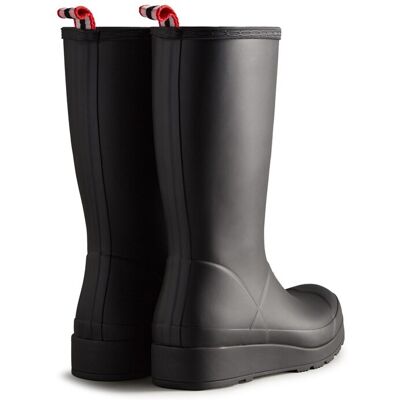 Hunter Botas de agua de mujer original play tall con cuña. (40) Negro mujer Hunter Botas de agua de mujer original play tall con cuña. (40) Negro mujer